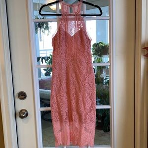 Pink Lace Express Dress